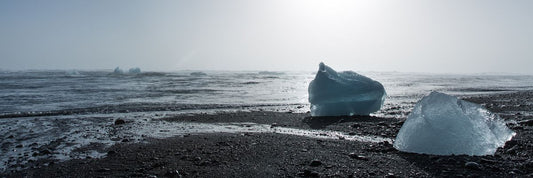 Ice on the beach