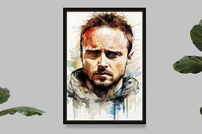 Aaron Paul - I - Portrait - Splash Paint