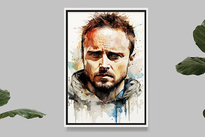 Aaron Paul - I - Portrait - Splash Paint