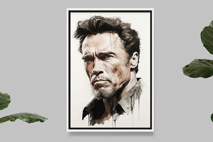 Arnold Schwarzenegger - I - Portrait - Splash Paint