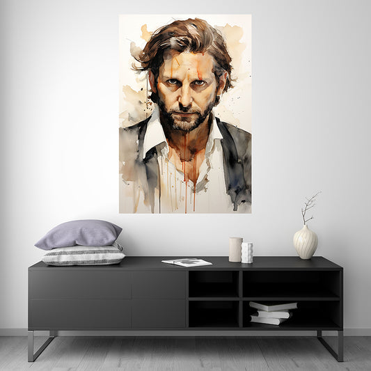 Bradley Cooper - I - Portrait - Splash Paint