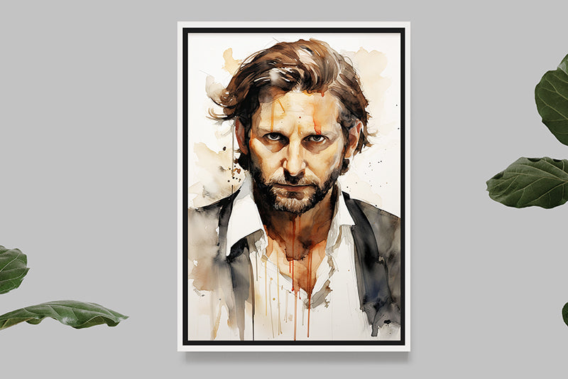 Bradley Cooper - I - Portrait - Splash Paint