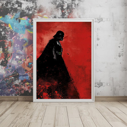 Darth Vader - Minimalist Red Silhouette