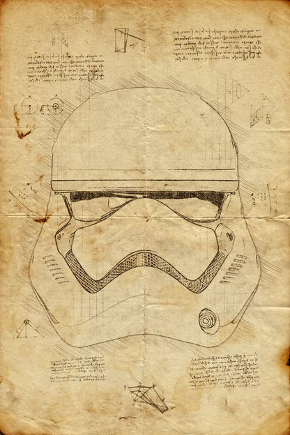 Storm Trooper Helmet - Star Wars - Da Vinci Style