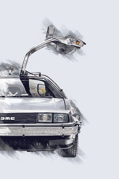 Delorean Dmc-12 - Back To The Future - Vehicles