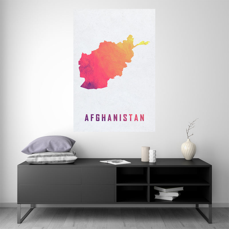 Afghanistan - Watercolor Map
