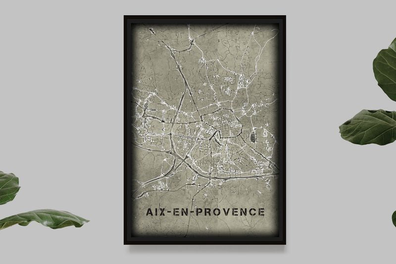 Aix-en-Provence - Western Map