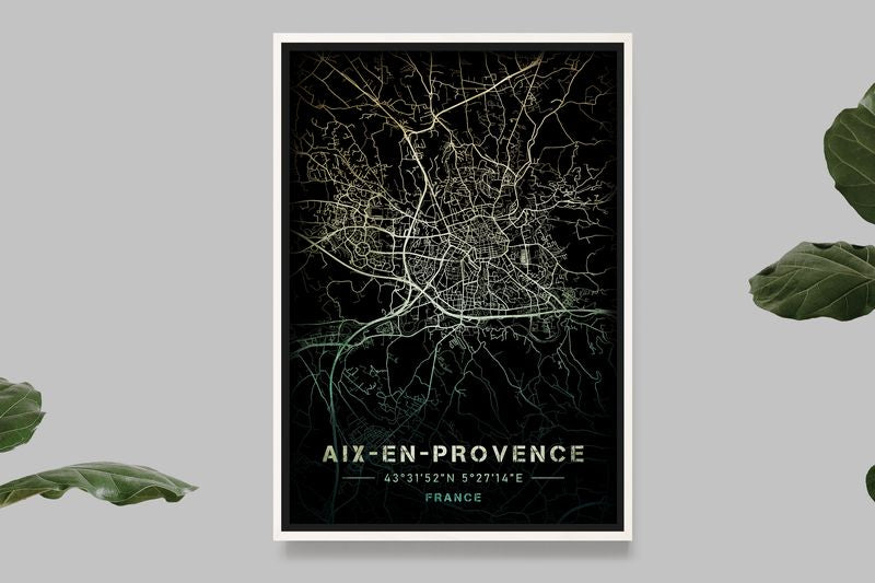Aix-en-Provence - Yellow and Green Card