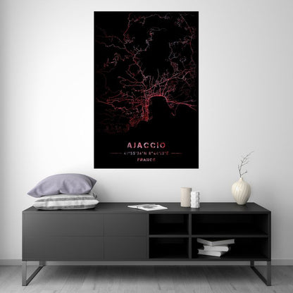 Ajaccio - Carte Rouge