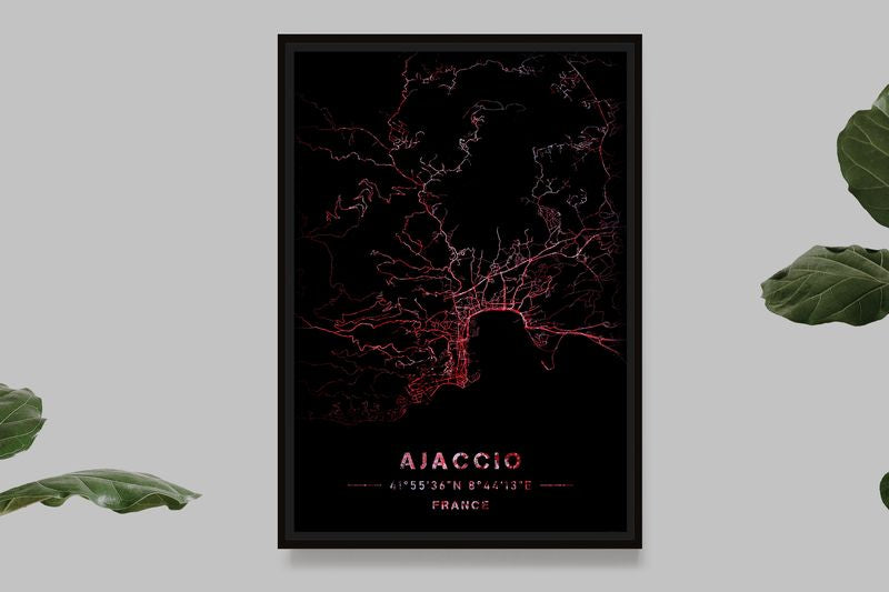 Ajaccio - Carte Rouge