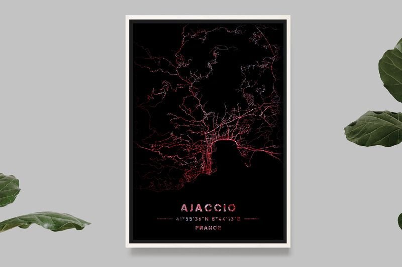 Ajaccio - Carte Rouge