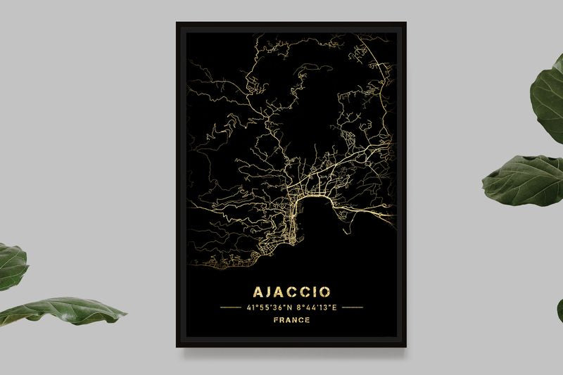 Ajaccio - Carte Gold