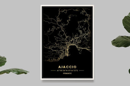 Ajaccio - Carte Gold