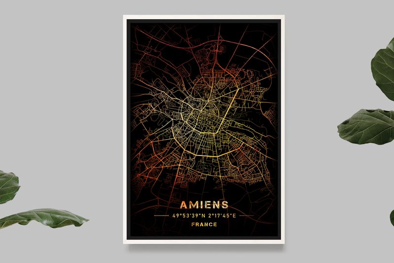 Amiens - Orange Map