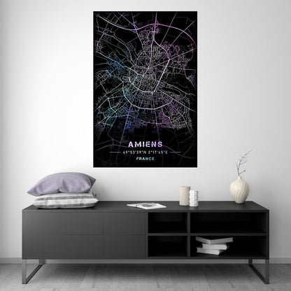 Amiens - Carte Pastel
