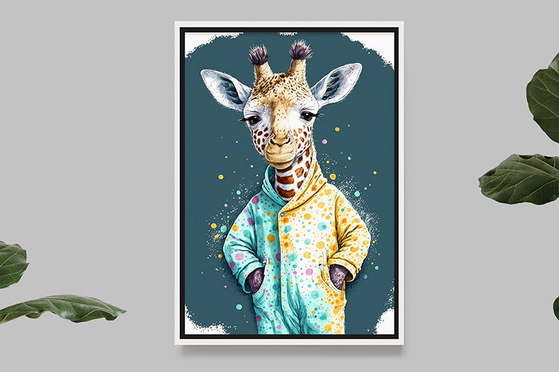 Giraffe - Splash Paint