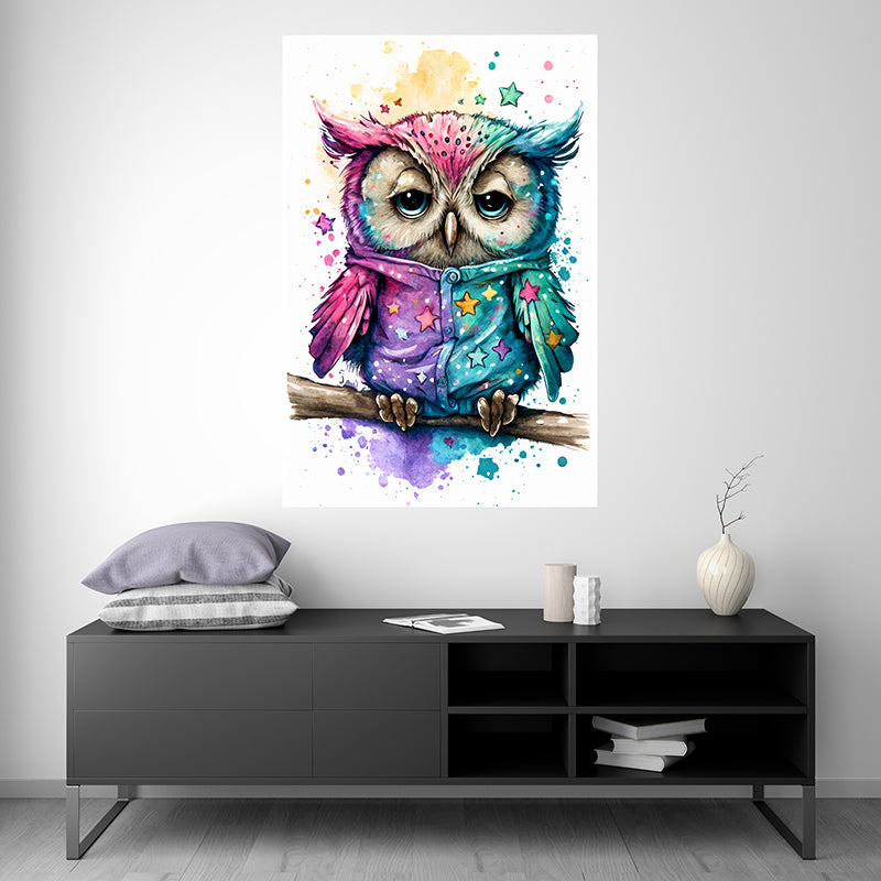 Owl - Splash Paint