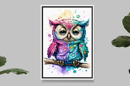 Owl - Splash Paint