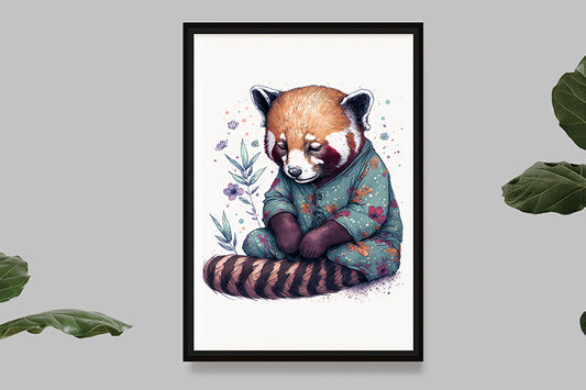 Red Panda - Splash Paint