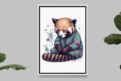 Red Panda - Splash Paint