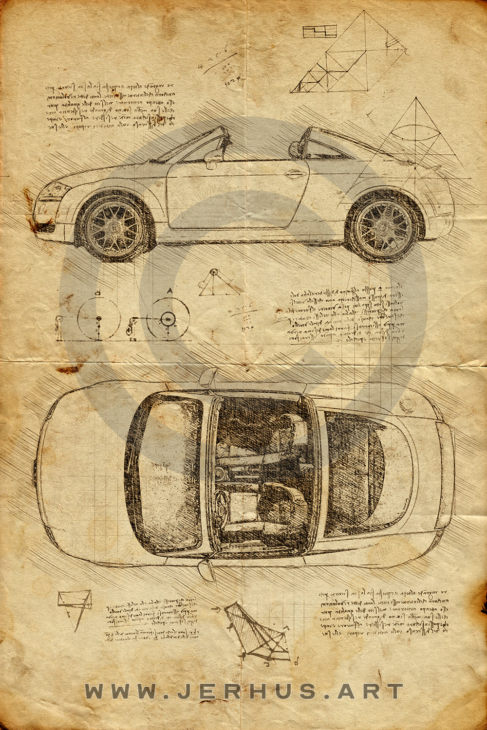 Audi TT Sky Concept - Da Vinci Style