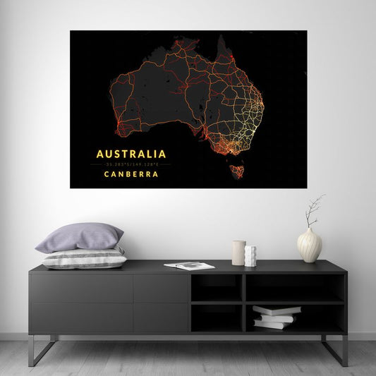 Australia - Carte Vintage