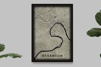 Besançon - Carte Western