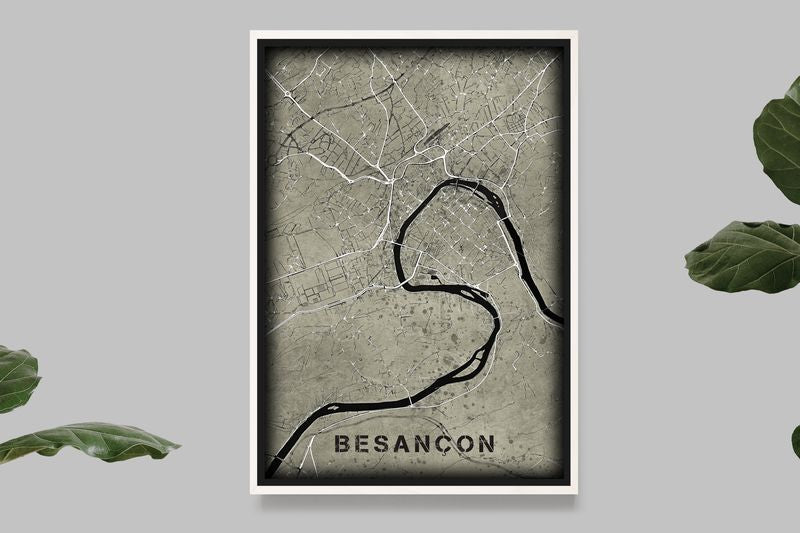 Besançon - Carte Western