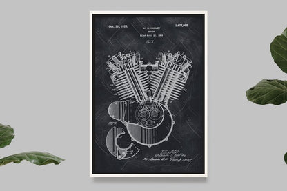 Harley Engine - Old Patent