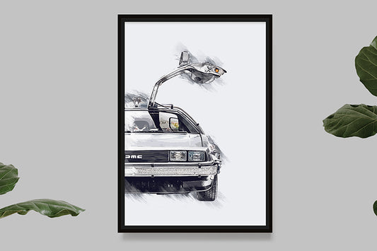 Delorean Dmc-12 - Back To The Future - Vehicles