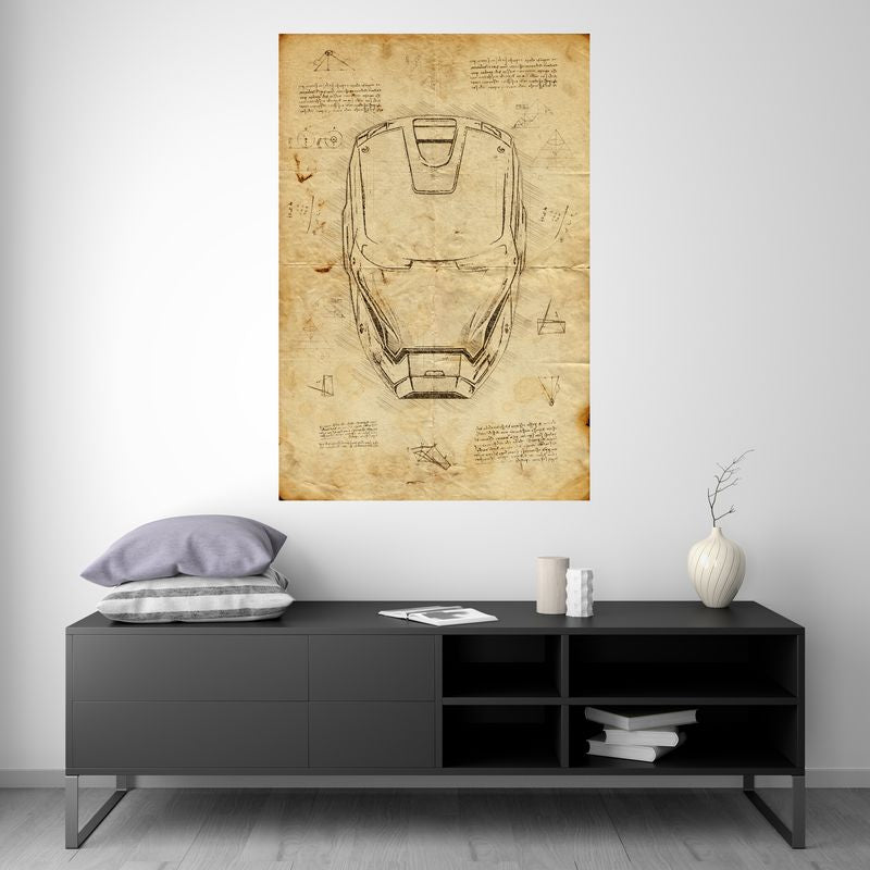 Iron Man Da Vinci Helmet - Art and Superheroes in Perfect Balance