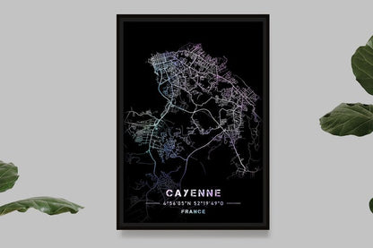 Cayenne - Carte Pastel