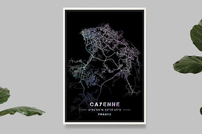 Cayenne - Carte Pastel