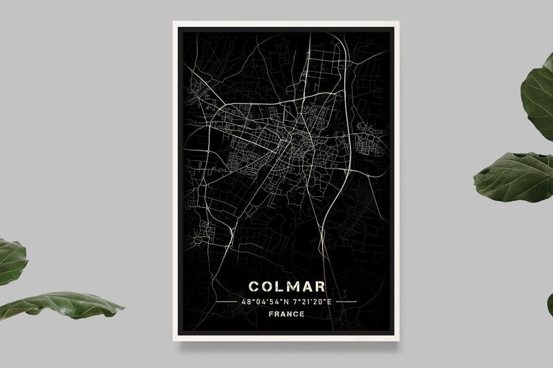 Colmar - Carte Noir et Blanc