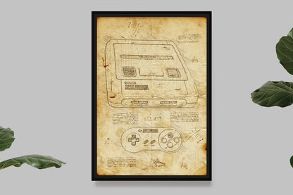 Nintendo Super NES - Da Vinci Style