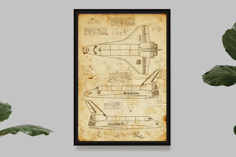 Space Shuttle - Da Vinci Style
