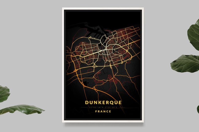 Dunkerque - Carte Vintage