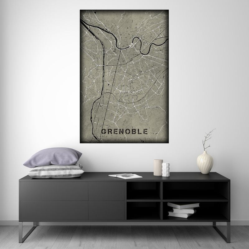 Grenoble - Western Map