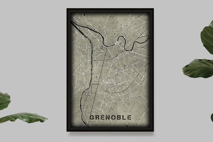 Grenoble - Western Map