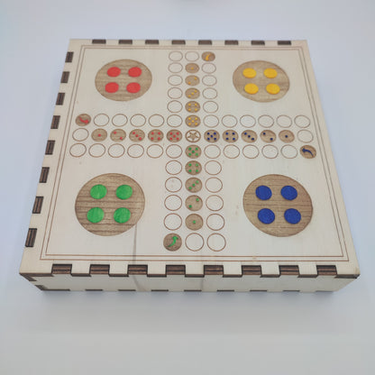 Ludo Game - Little Horses - Wooden board games