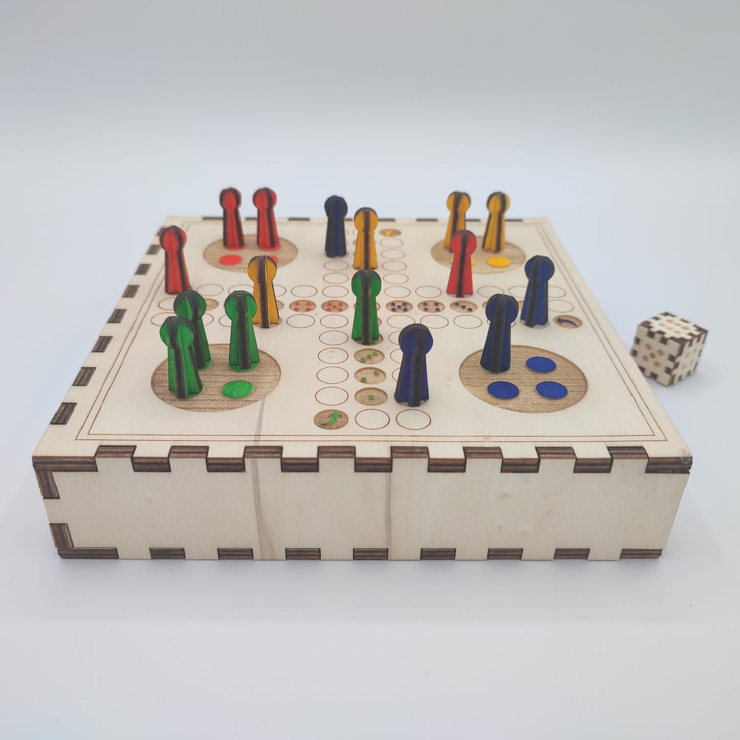 Ludo Game - Little Horses - Wooden board games