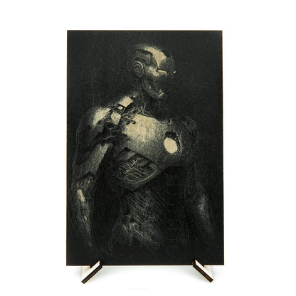 Ironman - Marvel - Wood Engraving