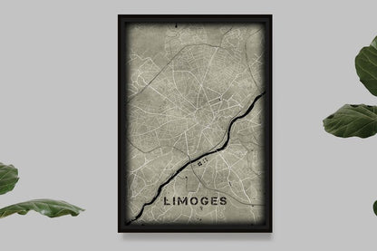 Limoges - Carte Western