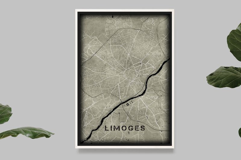 Limoges - Carte Western