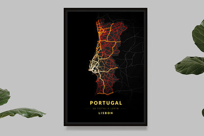 Portugal - Carte Vintage