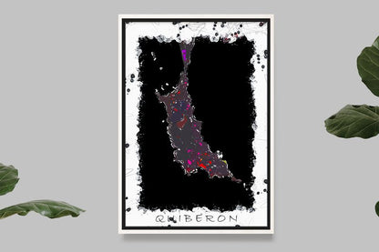 Quiberon - Carte PopArt