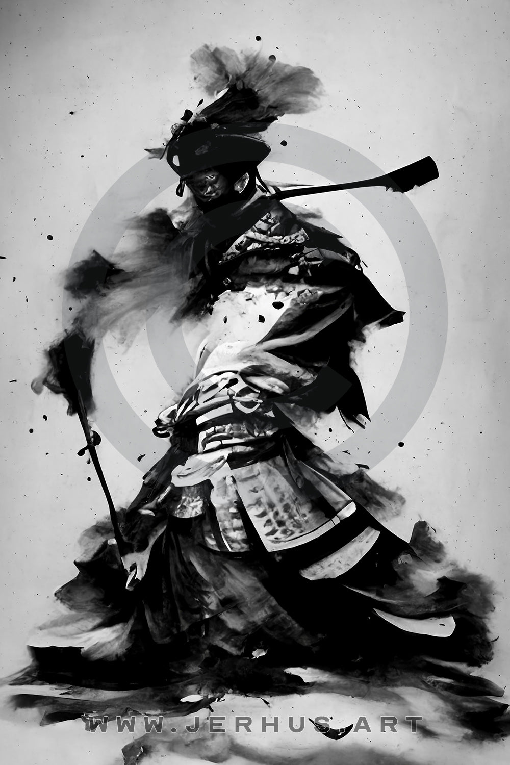 Samourai II - Asian Art - Artwork