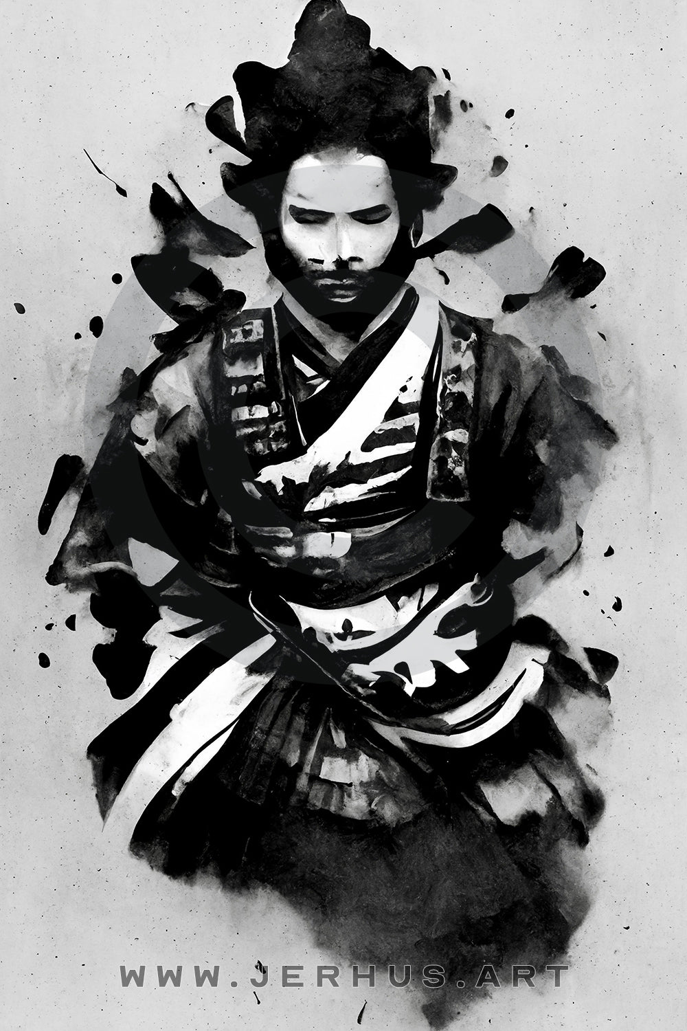 Samourai IV - Asian Art - Artwork