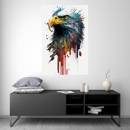 Eagle I - Splash Paint - Artwork