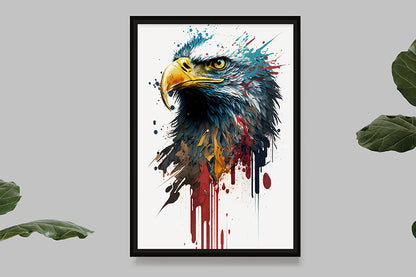 Eagle I - Splash Paint - Artwork